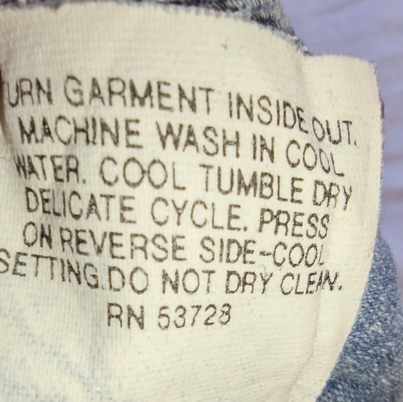 Vtg Jou Jou Jeans High Waisted 80's/90's Size: Small 28"W, 13.5"R, 28.5I - Picture 8 of 9